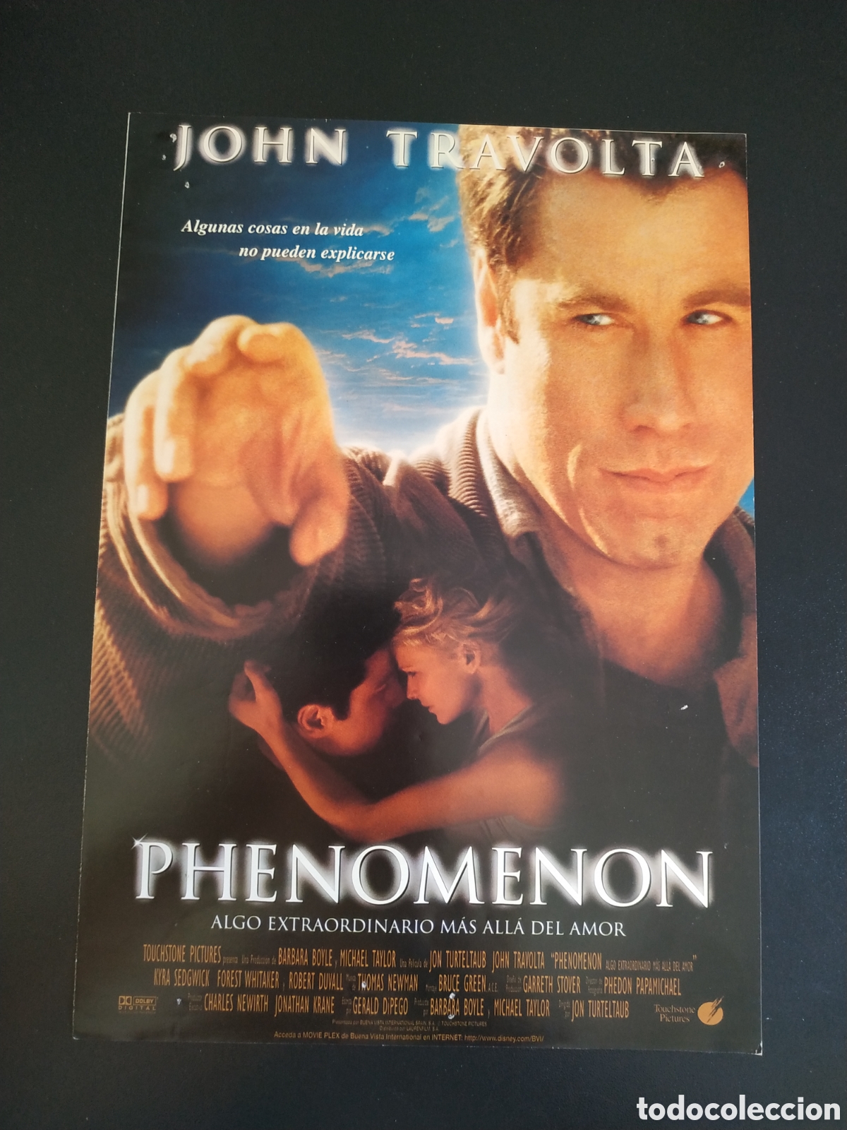 Cin&eacute;ma: PHENOMENON - JOHN TRAVOLTA CON BARBARA BOYLE Y MICHAEL TAYLOR - GUIA DE CINE ORIGINAL B63