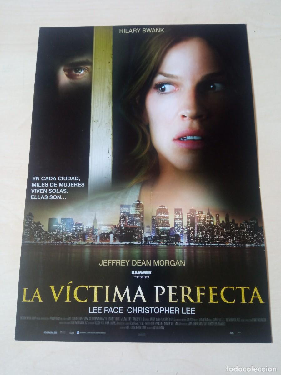 Cine: LA VICTIMA PERFECTA (GUIA ORIGINAL CINE SIMPLE) HAMMER, HILARY SWANK (PEDIDO MINIMO 5 EUROS)