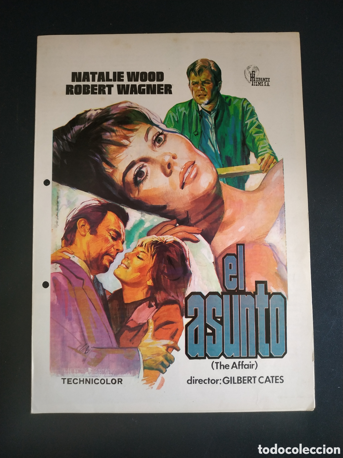 Cine: EL ASUNTO - NATALIE WOOD ROBERT WAGNER - HISPAMEX FILMS - GUIA DE CINE ORIGINAL B65