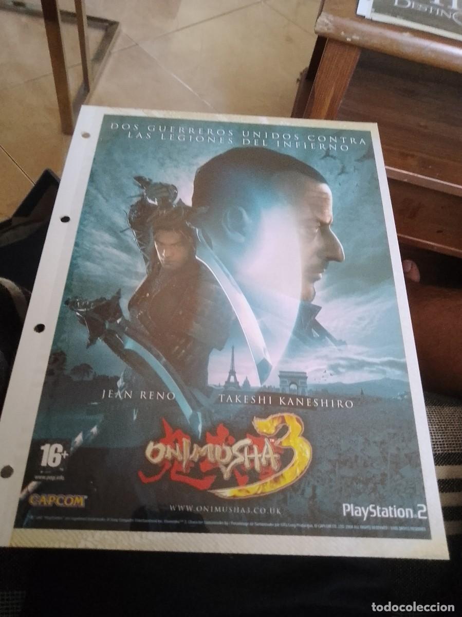 Kino: Onimusha 3 recorte de revista est&aacute; pegado