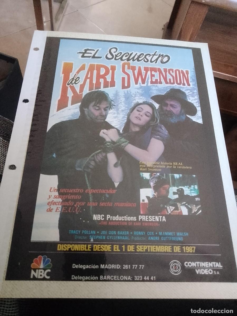 Kino: El secuestro de kari swenson recort&eacute; de revista est&aacute; pegado