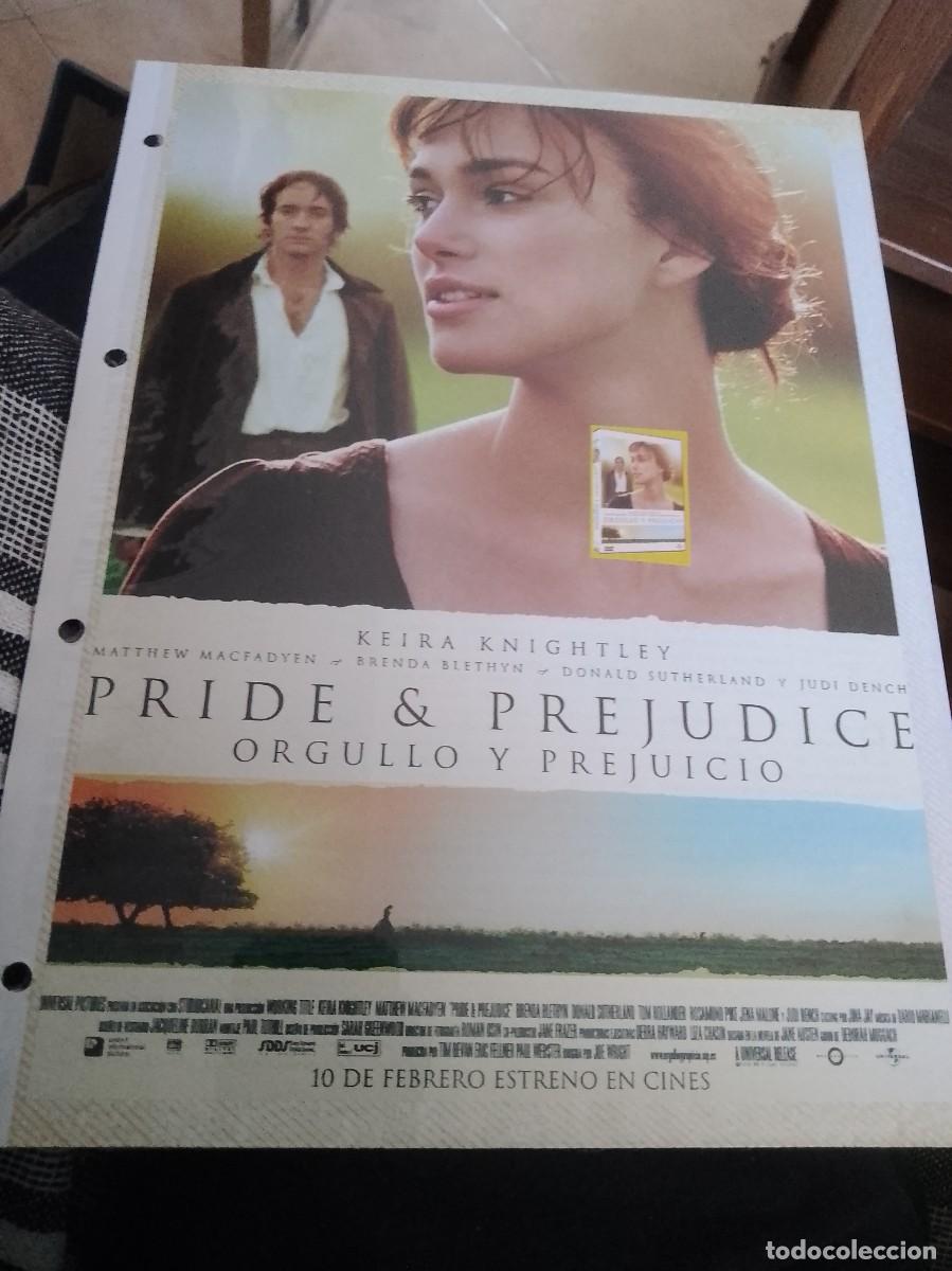 Kino: Orgullo y prejuicios recorte de revista est&aacute; pegado