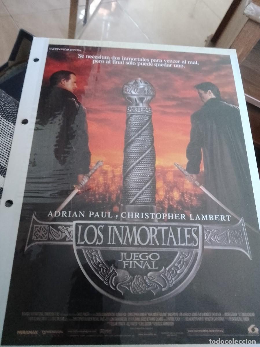Kino: Los inmortales recorte de revista est&aacute; pegado