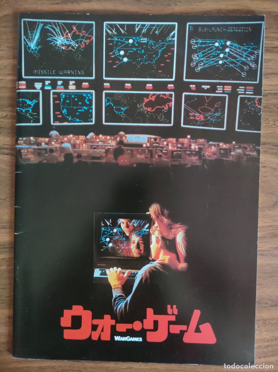 Cinema: GUIA REVISTA PRESSBOOK JAPONES - JUEGOS DE GUERRA - JOHN BADHAM