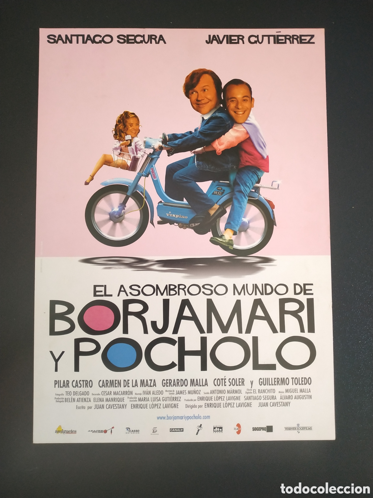 Cine: EL ASOMBROSO MUNDO DE BORJAMARI Y POCHOLO - SANTIAGO SEGURA - GUIA DE CINE ORIGINAL B68