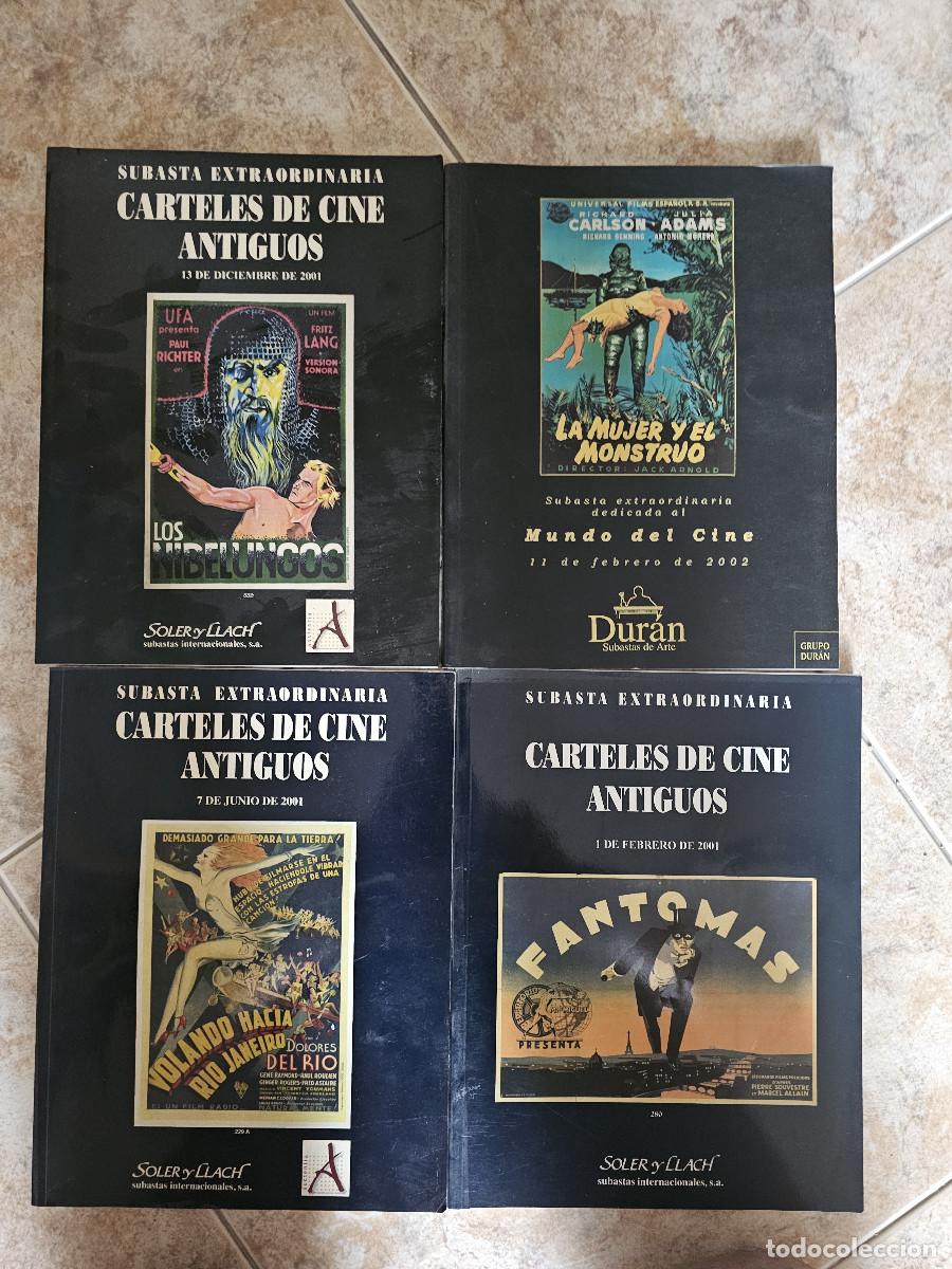 Cine: Carteles de cine antiguos / Subasta extraodinaria / 4 n&uacute;meros