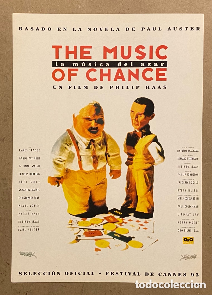 Cin&eacute;ma: LA M&Uacute;SICA DEL AZAR. GU&Iacute;A PROMOCIONAL PEL&Iacute;CULA PHILIP HASS