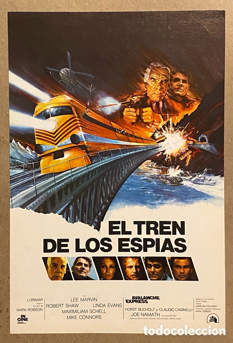 Cin&eacute;ma: EL TREN DE LOS ESP&Iacute;AS. GU&Iacute;A PROMOCIONAL PEL&Iacute;CULA LEE MARVIN, LINDA EVANS,&hellip;