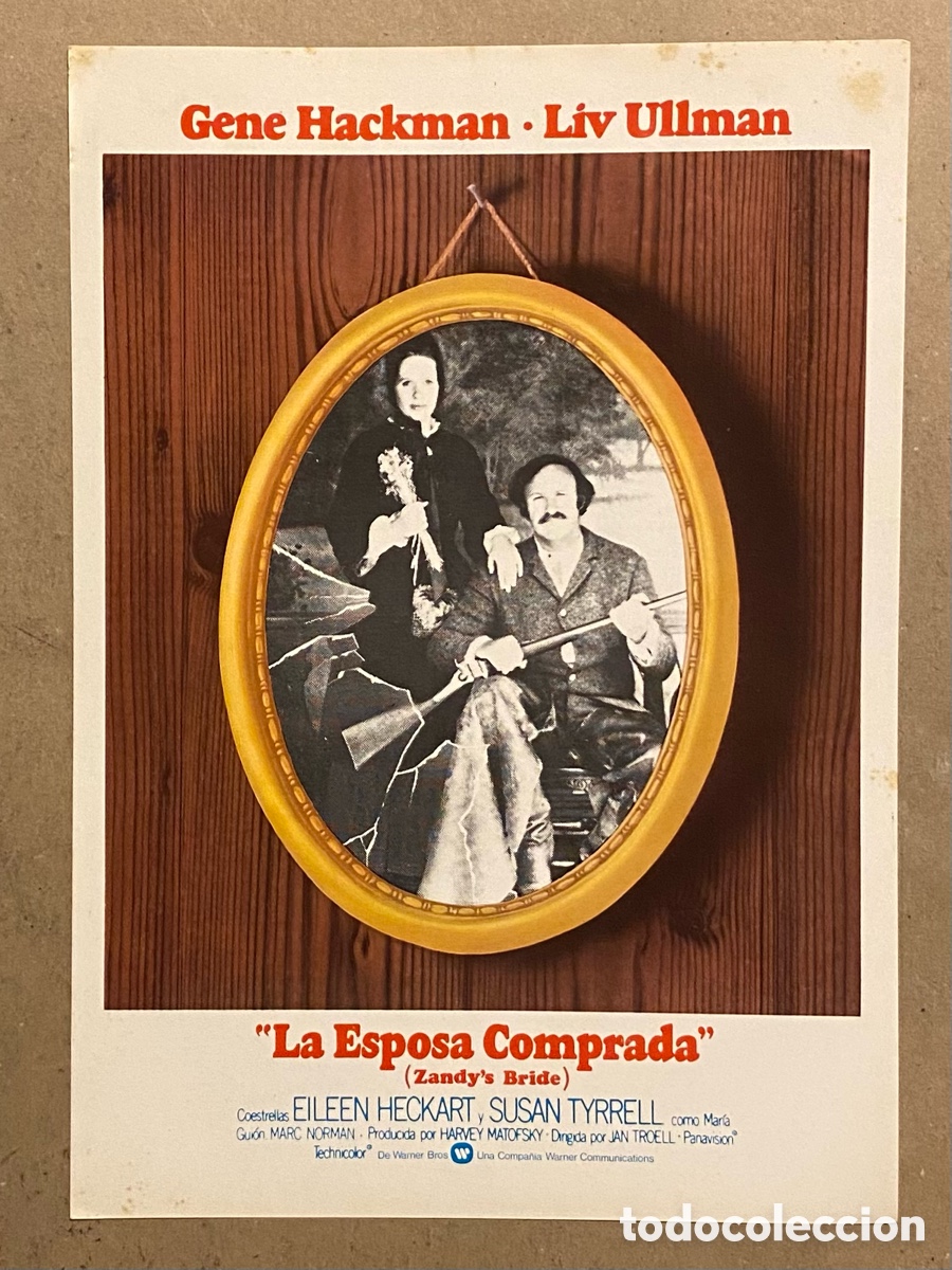 Cinema: LA ESPOSA COMPRADA. GU&Iacute;A PROMOCIONAL PEL&Iacute;CULA GENE HACKMAN, LIV ULLMAN,&hellip;