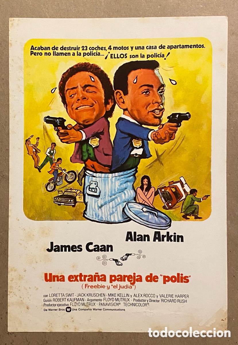 Cinema: UNA EXTRA&Ntilde;A PAREJA DE POLIS. GU&Iacute;A PROMOCIONAL PEL&Iacute;CULA JAMES CAAN, ALAN ARKIN,&hellip;