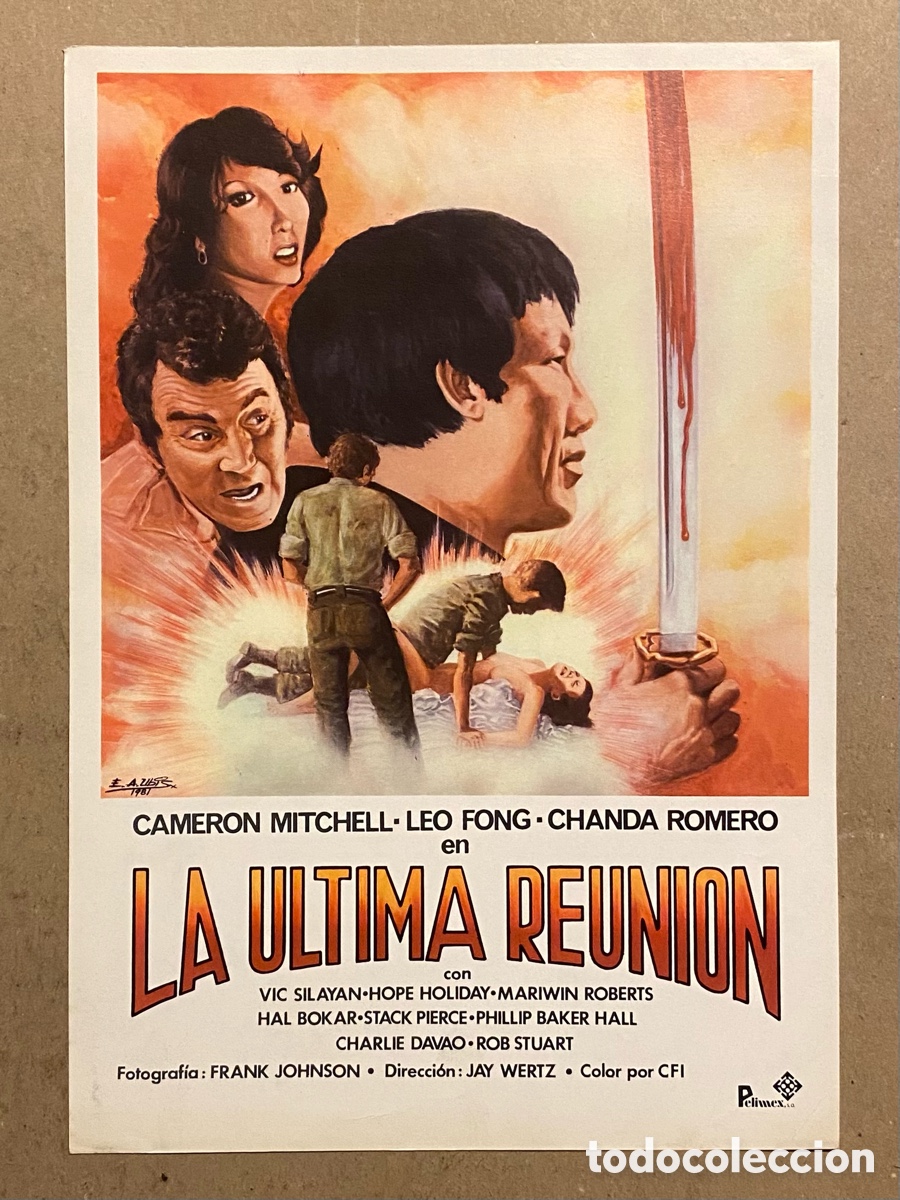 Cinema: LA &Uacute;LTIMA REUNI&Oacute;N. GU&Iacute;A PROMOCIONAL PEL&Iacute;CULA CAMERON MITCHELL, LEO FONG,&hellip;