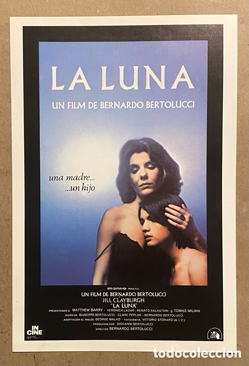 Cinema: LA LUNA. GU&Iacute;A PROMOCIONAL PEL&Iacute;CULA BERNARDO BERTOLUCCI.
