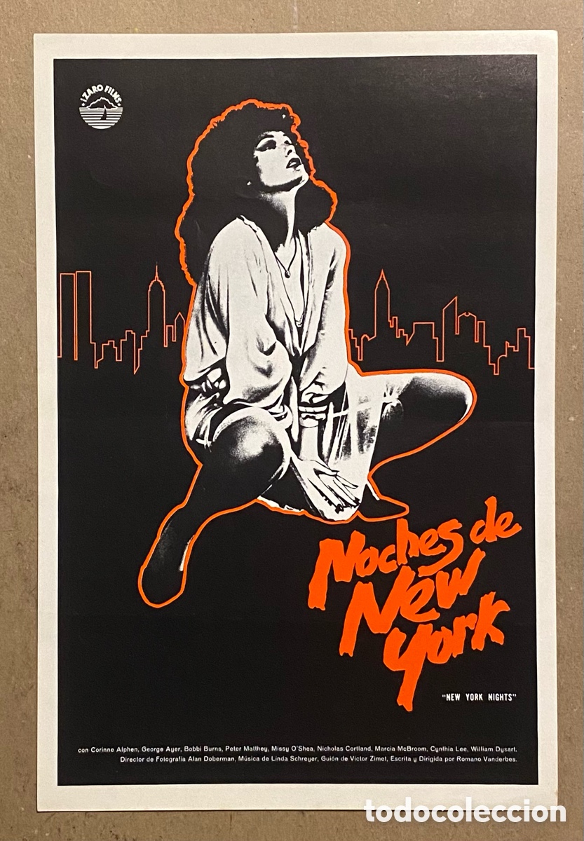 Kino: NOCHES DE NUEVA YORK. GU&Iacute;A PROMOCIONAL PEL&Iacute;CULA CORINNE ALPHEN, GEORGE AYER,&hellip;