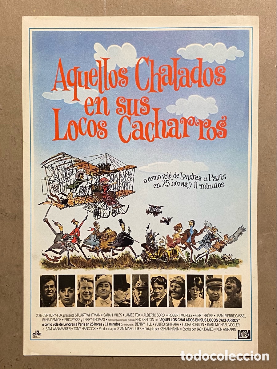 Cinema: AQUELLOS CHALADOS EN SUS LOCOS CACHARROS. GU&Iacute;A PROMOCIONAL PEL&Iacute;CULA KEN ANNAKIN,&hellip;