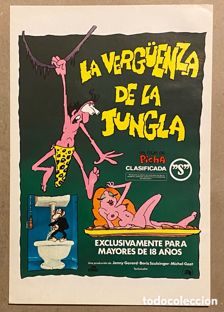 Cinema: LA VERG&Uuml;ENZA DE LA JUNGLA. GU&Iacute;A PROMOCIONAL PEL&Iacute;CULA CLASIFICADA S