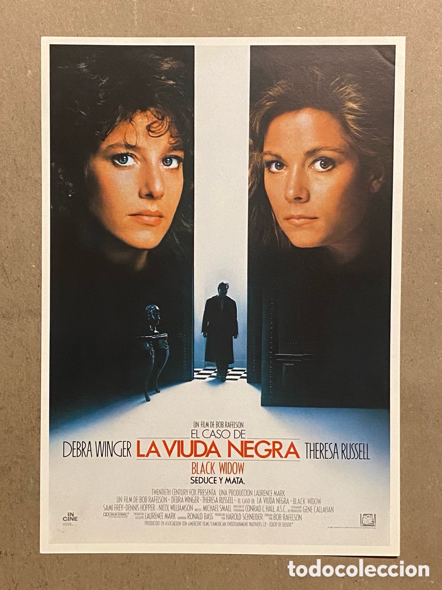 Cinema: EL CASO DE LA VIUDA NEGRA. GU&Iacute;A PROMOCIONAL DE LA PEL&Iacute;CULA DEBRA WINGER, THERESA RUSSELL,&hellip;