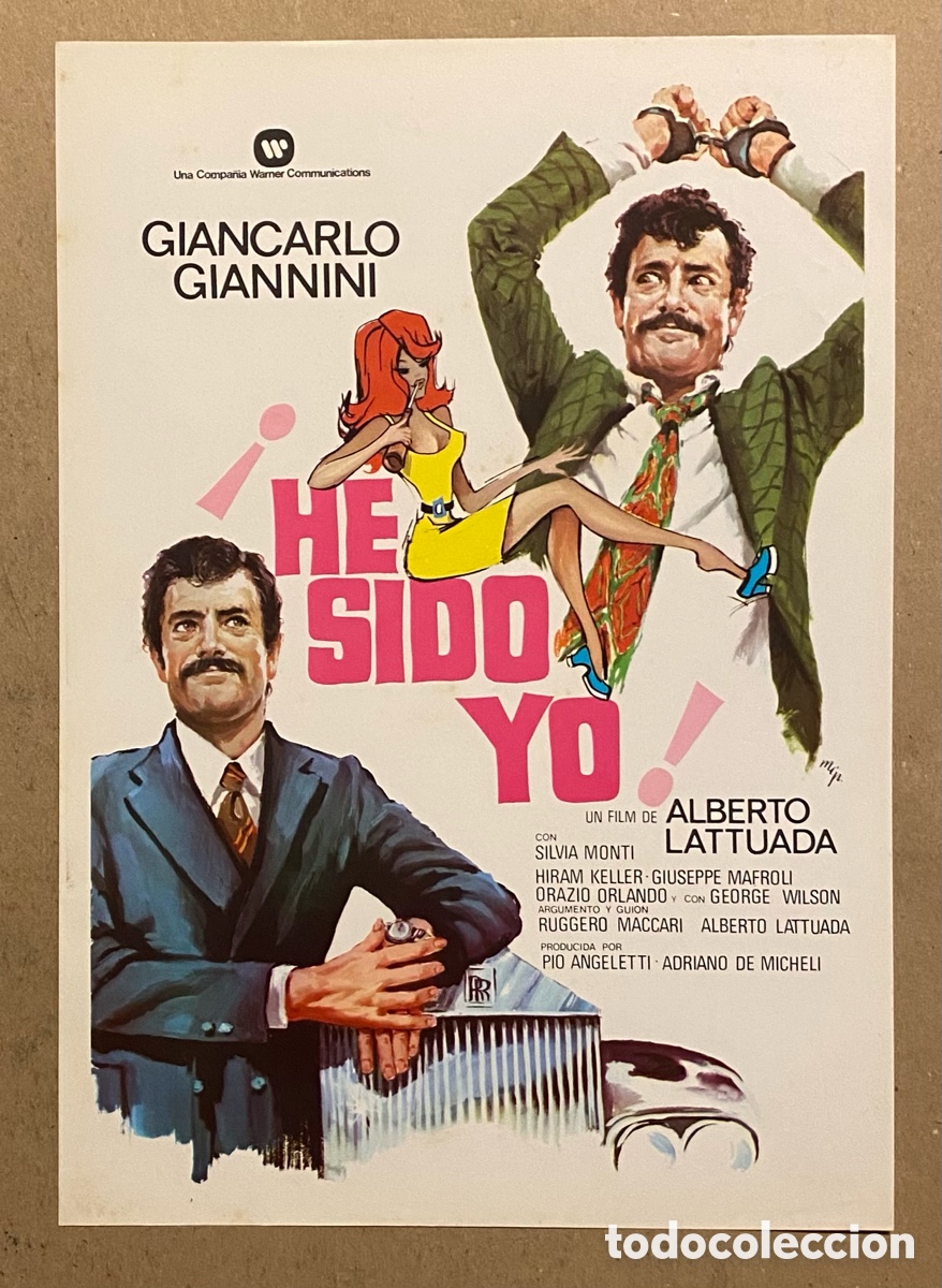 Cinema: &iexcl;HE SIDO YO!. GU&Iacute;A PROMOCIONAL DE LA PEL&Iacute;CULA DE ALBERTO LATTUADA, GIANCARLO GIANNINI,&hellip;