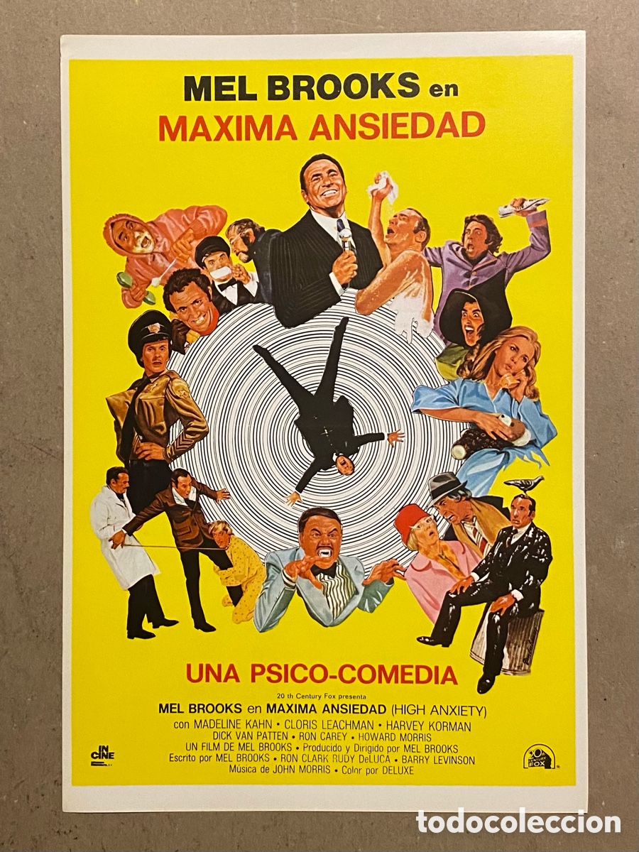 Kino: M&Aacute;XIMA ANSIEDAD. GU&Iacute;A PROMOCIONAL DE LA PEL&Iacute;CULA DE MEL BROOKS.