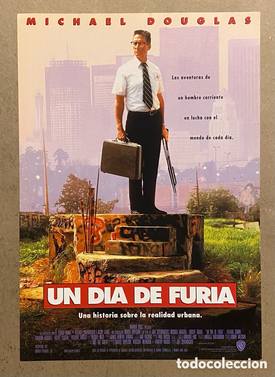 Cinema: UN D&Iacute;A DE FURIA. GU&Iacute;A PROMOCIONAL DE LA PEL&Iacute;CULA DE MICHAEL DOUGLAS, JOEL SCHUMACHER,..