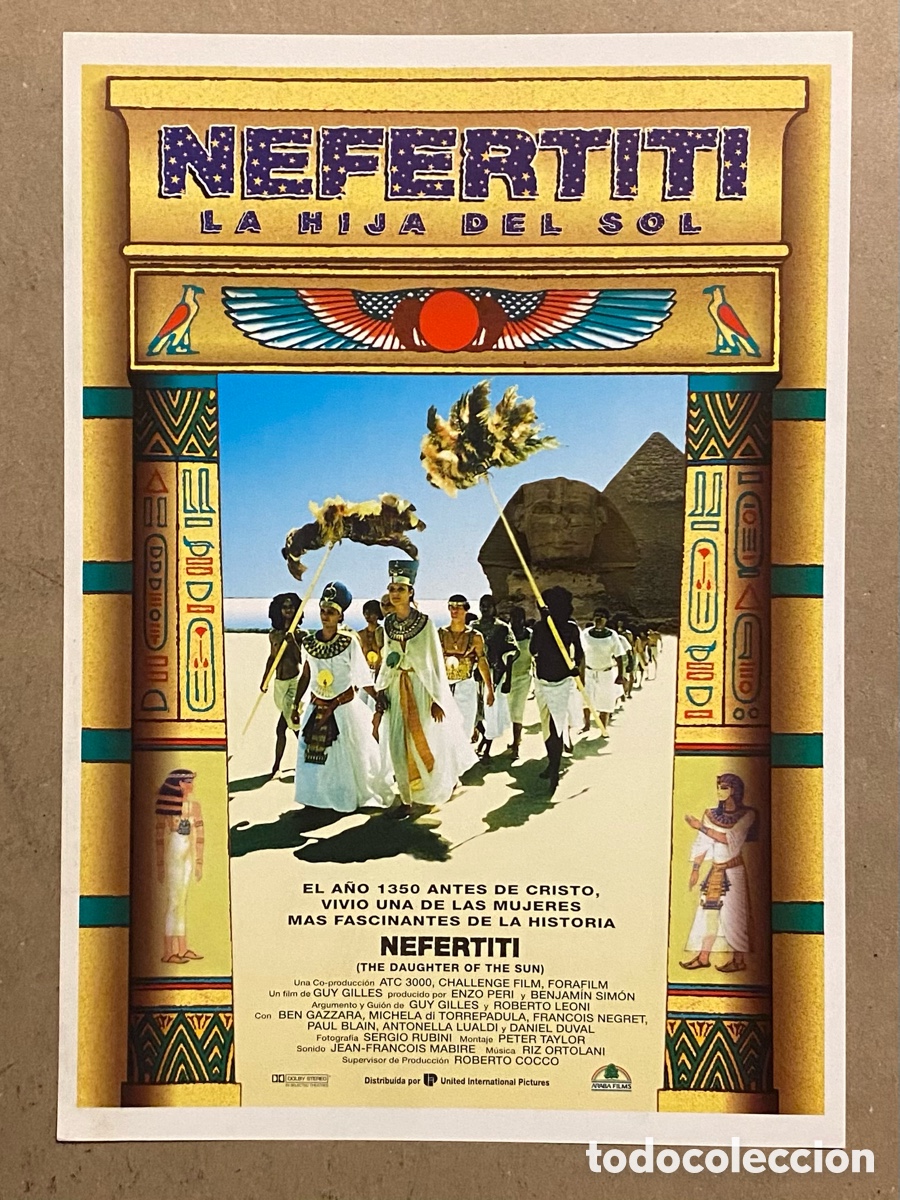 Cinema: NEFERTITI, LA HIJA DEL SOL. GU&Iacute;A PROMOCIONAL DE LA PEL&Iacute;CULA DE GUY GILES, BEN GAZZARA,&hellip;
