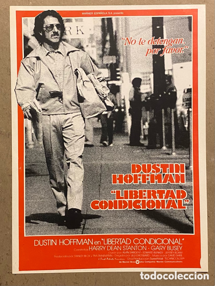 Cinema: LIBERTAD CONDICIONAL. GU&Iacute;A PROMOCIONAL DE LA PEL&Iacute;CULA DE DUSTIN HOFFMAN.