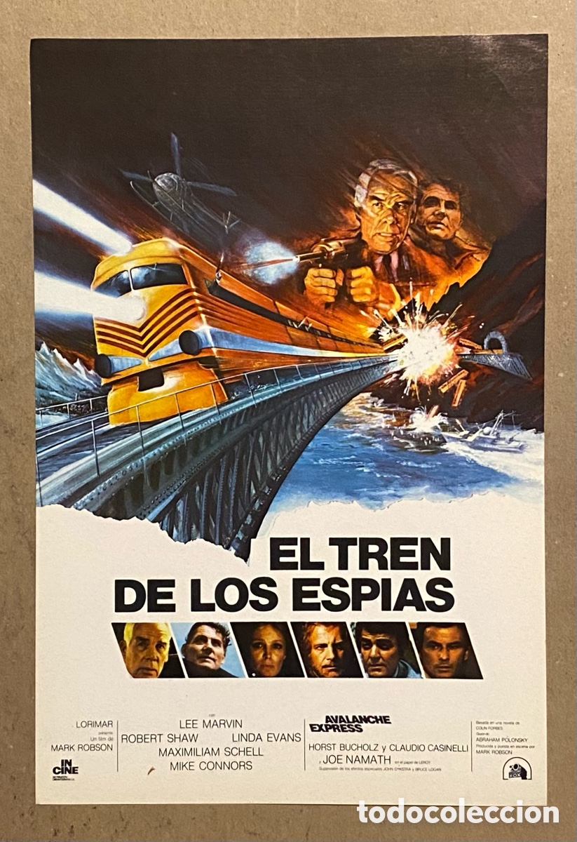 Kino: EL TREN DE LOS ESP&Iacute;AS. GU&Iacute;A PROMOCIONAL DE LA PEL&Iacute;CULA DE LEE MARVIN, LINDA EVANS, ROBERT SHAW,&hellip;