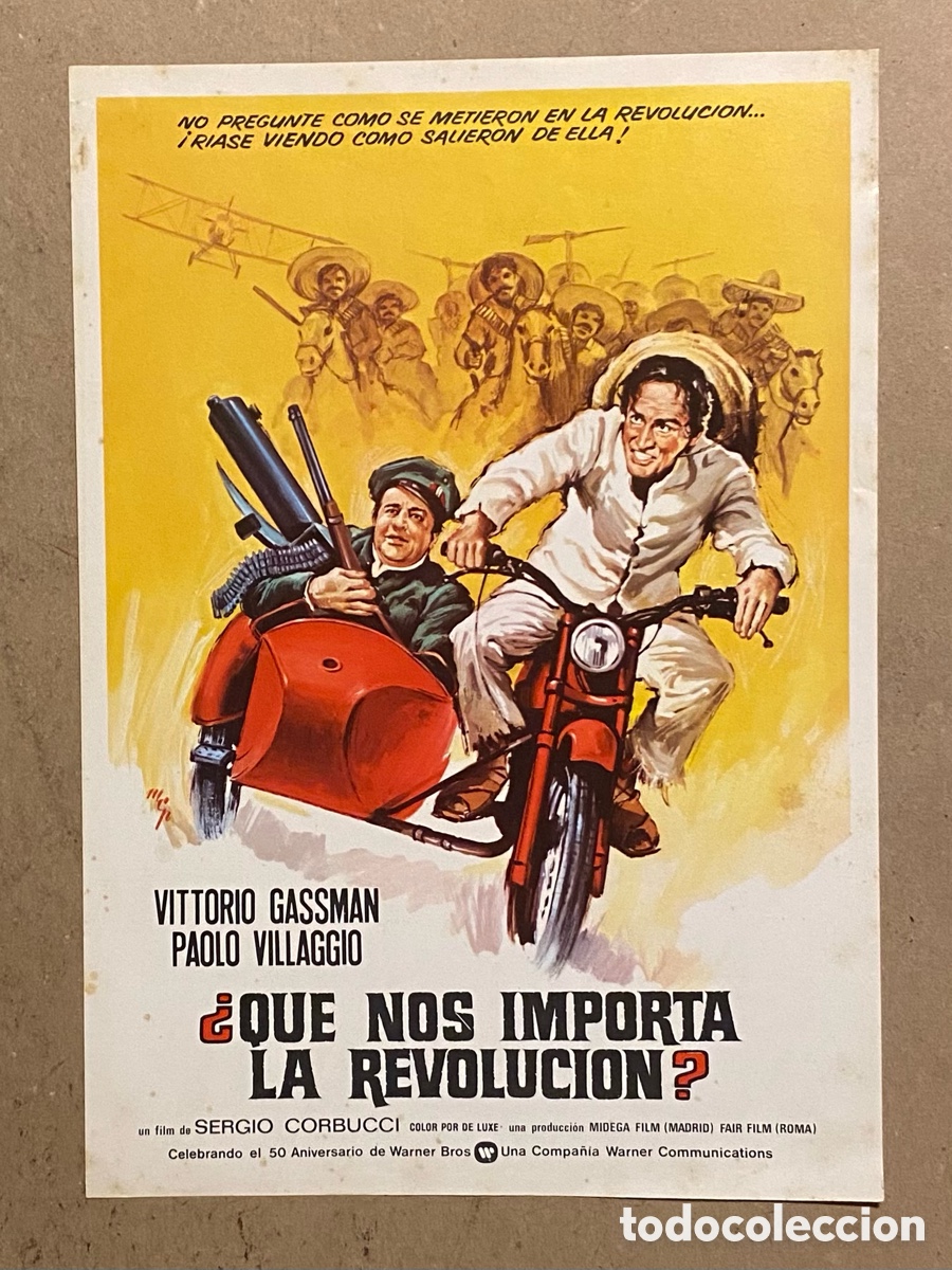Cinema: &iquest;QU&Eacute; NOS IMPORTA LA REVOLUCI&Oacute;N?. GU&Iacute;A PROMOCIONAL DE LA PEL&Iacute;CULA DE VITTORIO GASSMAN,&hellip;
