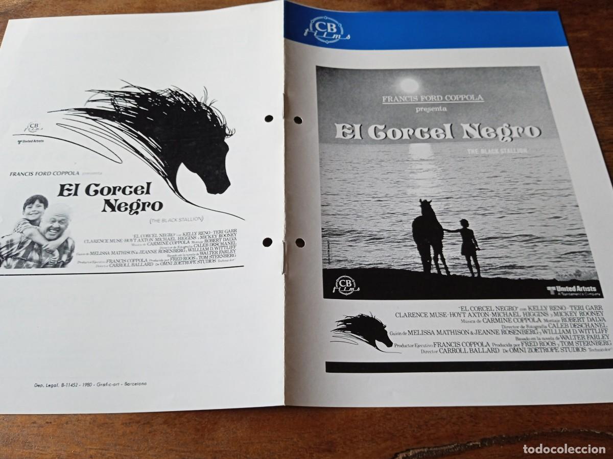Kino: El corcel negro - Mickey Rooney, Teri Garr, F. Ford Coppola - Guia original CB Films 1980