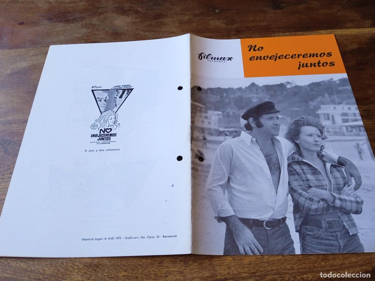 Cine: No envejeceremos juntos - Marlene Jobert, Jean Janne, Macha Meril - Guia original Filmax 1973