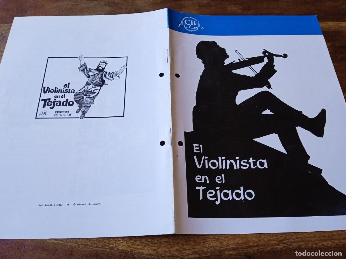 Cinema: El violinista en el tejado - Topol, Norma Crane, Norman Jewison - Guia original CB Films 1981