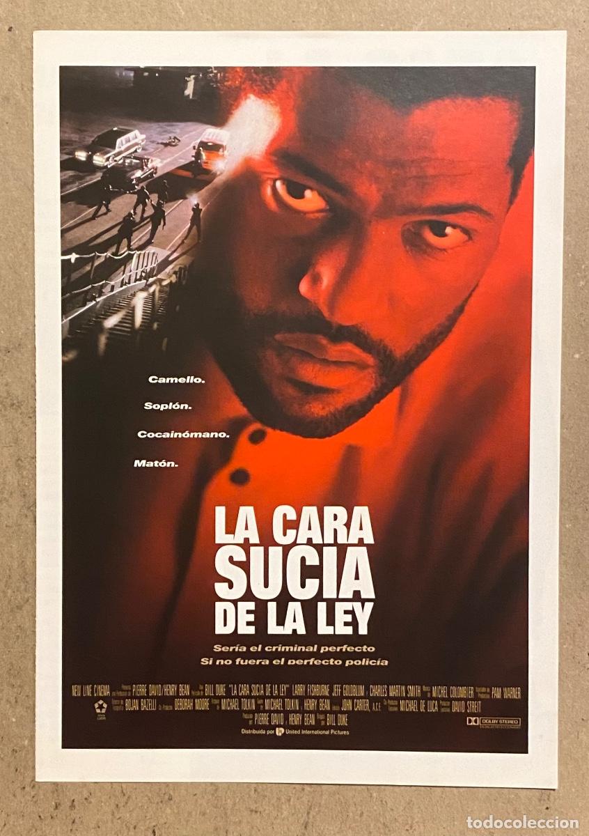 Cinema: LA CARA SUCIA DE LA LEY. GU&Iacute;A PROMOCIONAL DE LA PEL&Iacute;CULA DE LARRY FISHBURNE, JEFF GOLDBLUM