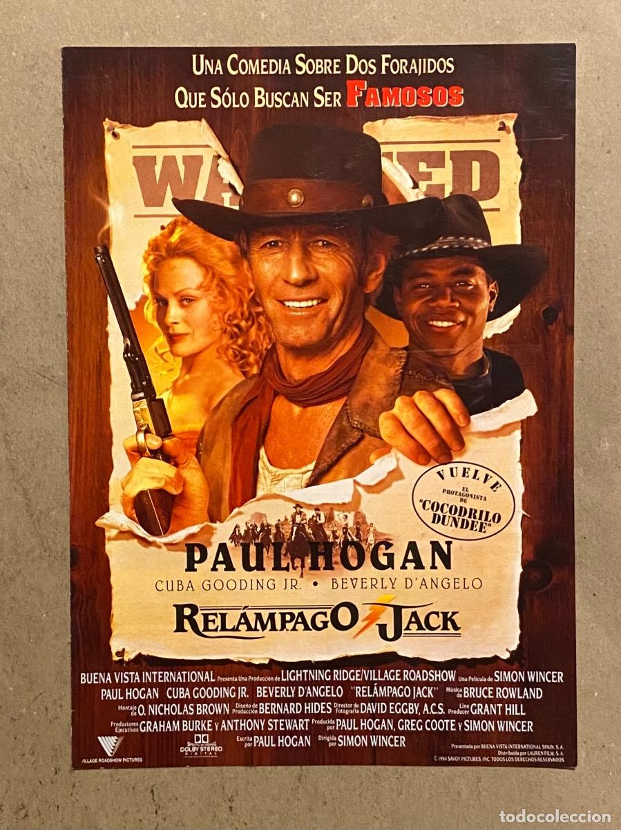 Cinema: REL&Aacute;MPAGO JACK. GU&Iacute;A PROMOCIONAL DE LA PEL&Iacute;CULA DE PAUL HOGAN, CUBA GOODING JR,&hellip;