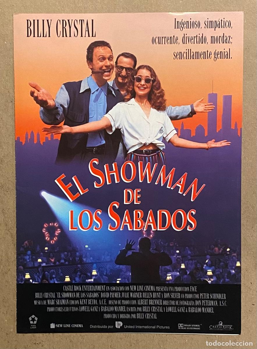 Kino: EL SHOWMAN DE LOS S&Aacute;BADOS. GU&Iacute;A PROMOCIONAL DE LA PEL&Iacute;CULA DE BILLY CRISTAL,&hellip;
