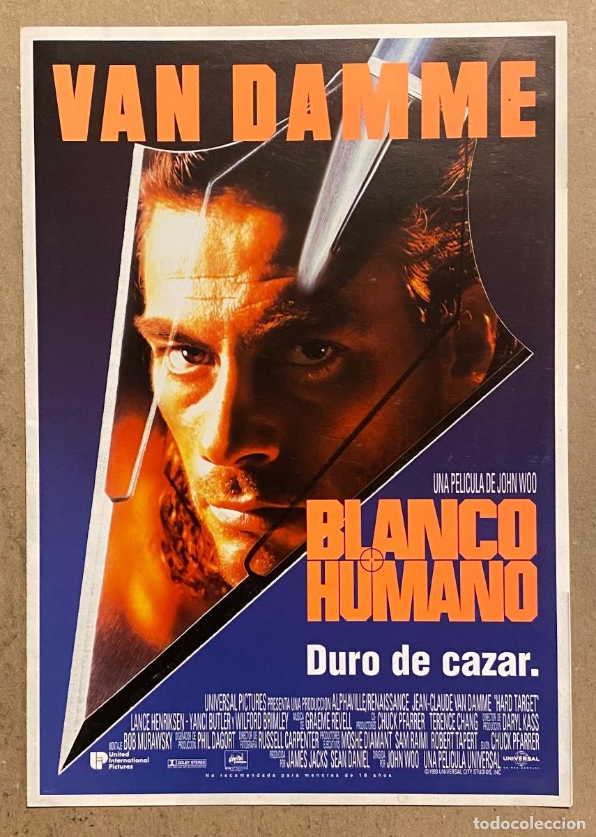 Cine: BLANCO HUMANO. GU&Iacute;A PROMOCIONAL DE LA PEL&Iacute;CULA DE JEAN-CLAUDE VAN DAMME, JOHN WOO,&hellip;