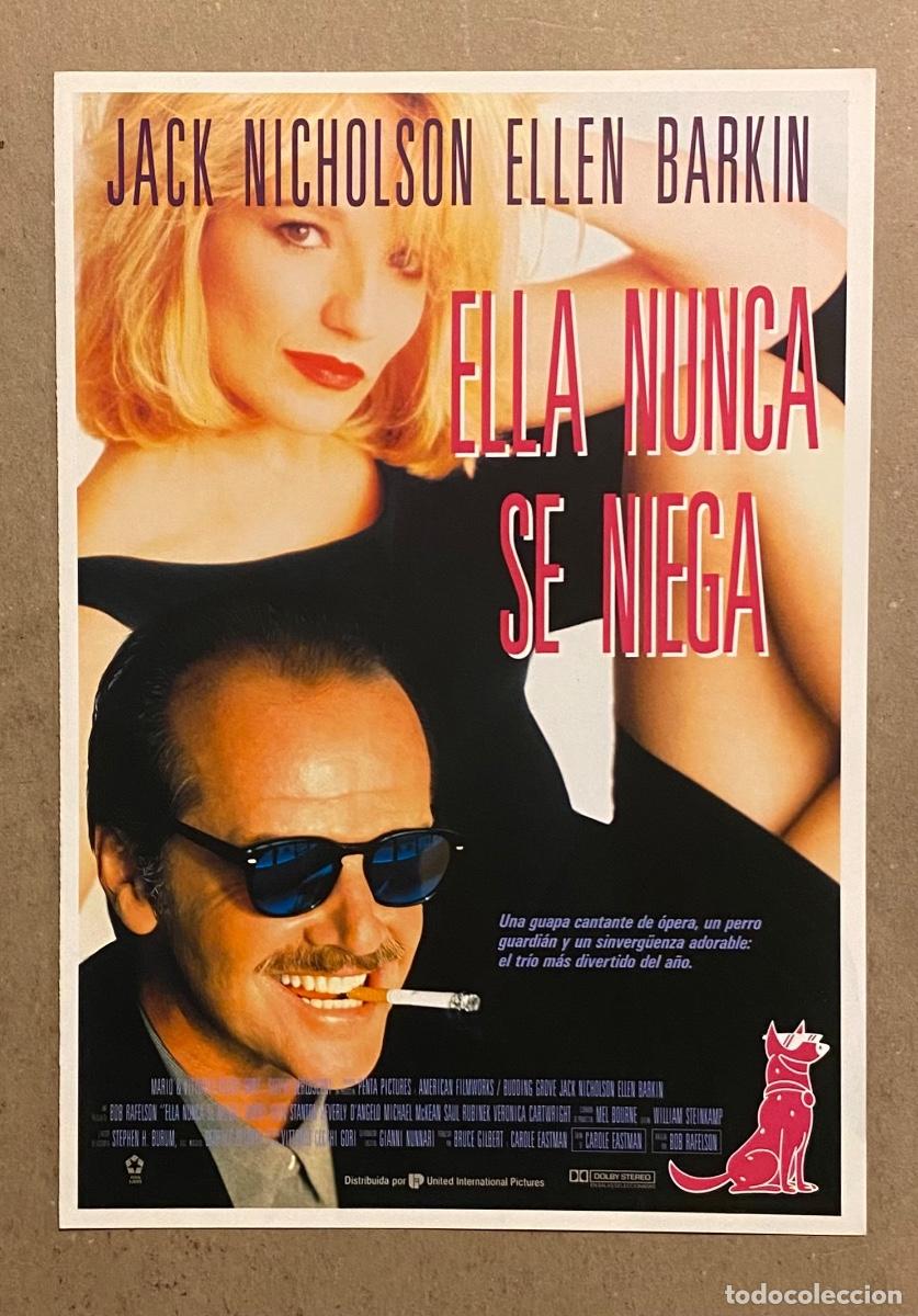Cinema: ELLA NUNCA SE RINDE. GU&Iacute;A PROMOCIONAL DE LA PEL&Iacute;CULA DE JACK NICHOLSON, ELLEN BARKIN,&hellip;