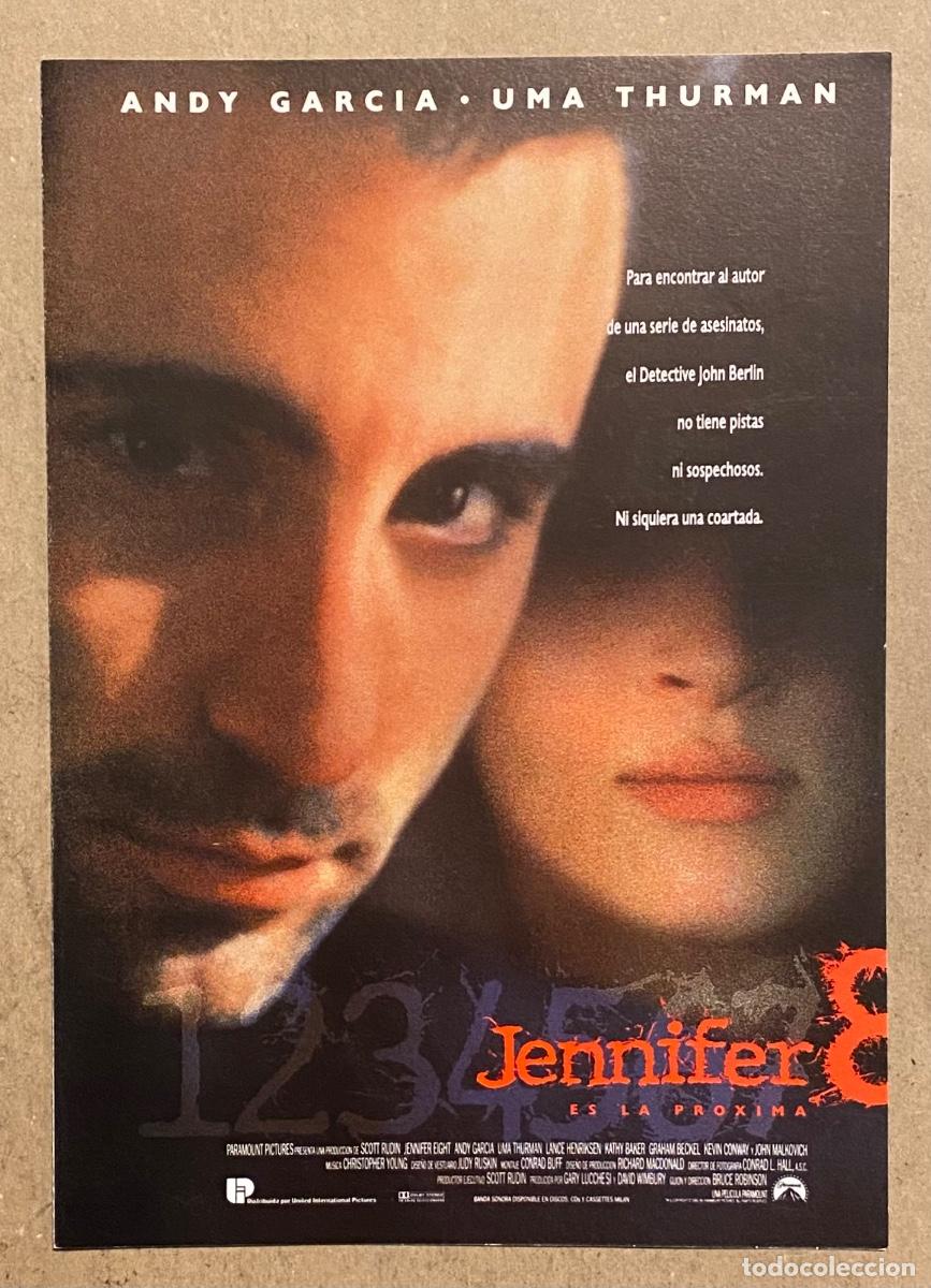 Cine: JENNIFER 8. GU&Iacute;A PROMOCIONAL DE LA PEL&Iacute;CULA DE ANDY GARCIA, UMA THURMAN,&hellip;