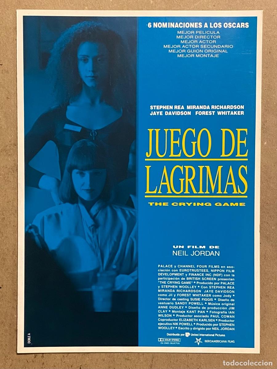 Cinema: JUEGO DE L&Aacute;GRIMAS. GU&Iacute;A PROMOCIONAL DE LA PEL&Iacute;CULA DE NEIL JORDAN, STEPHEN REA, FOREST WHITAKER,&hellip; .