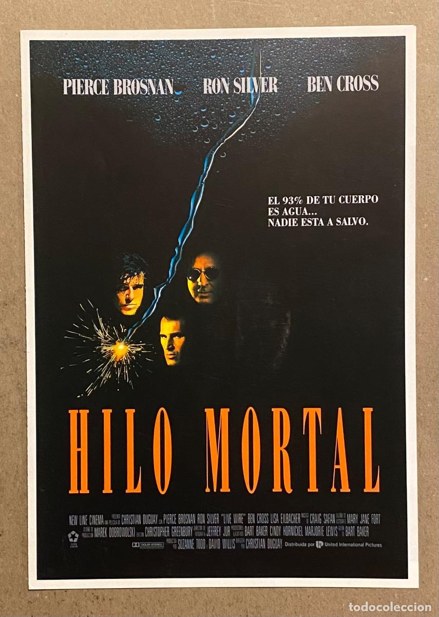 Cinema: HILO MORTAL. GU&Iacute;A PROMOCIONAL DE LA PEL&Iacute;CULA DE PIERCE BROSNAN, RON SILVER, BEN CROSS,&hellip;