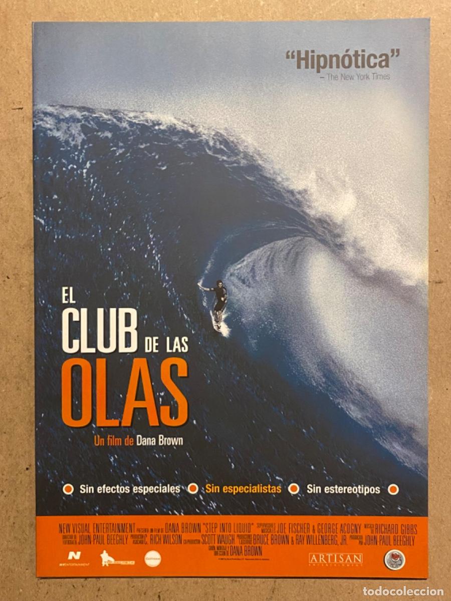 Cinema: EL CLUB DE LAS OLAS. GU&Iacute;A PROMOCIONAL DE LA PEL&Iacute;CULA DE DANA BROWN.