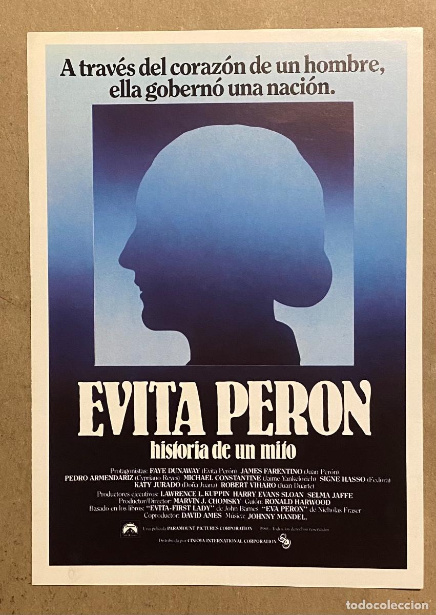 Kino: EVITA PER&Oacute;N, HISTORIA DE UN MITO. GU&Iacute;A PROMOCIONAL DE LA PEL&Iacute;CULA DE FAYE DUNAWAY&hellip;