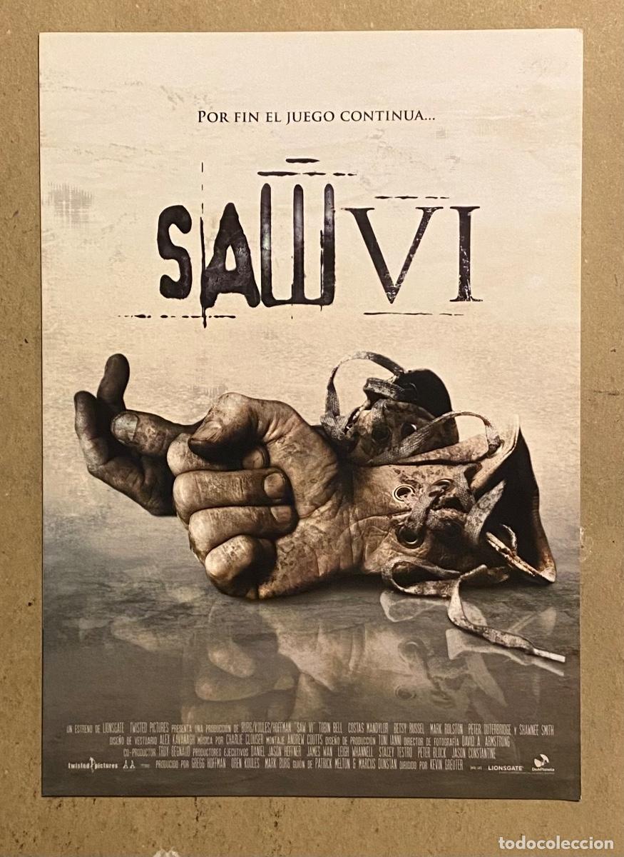 Cinema: SAW VI. GU&Iacute;A PROMOCIONAL DE LA PEL&Iacute;CULA.