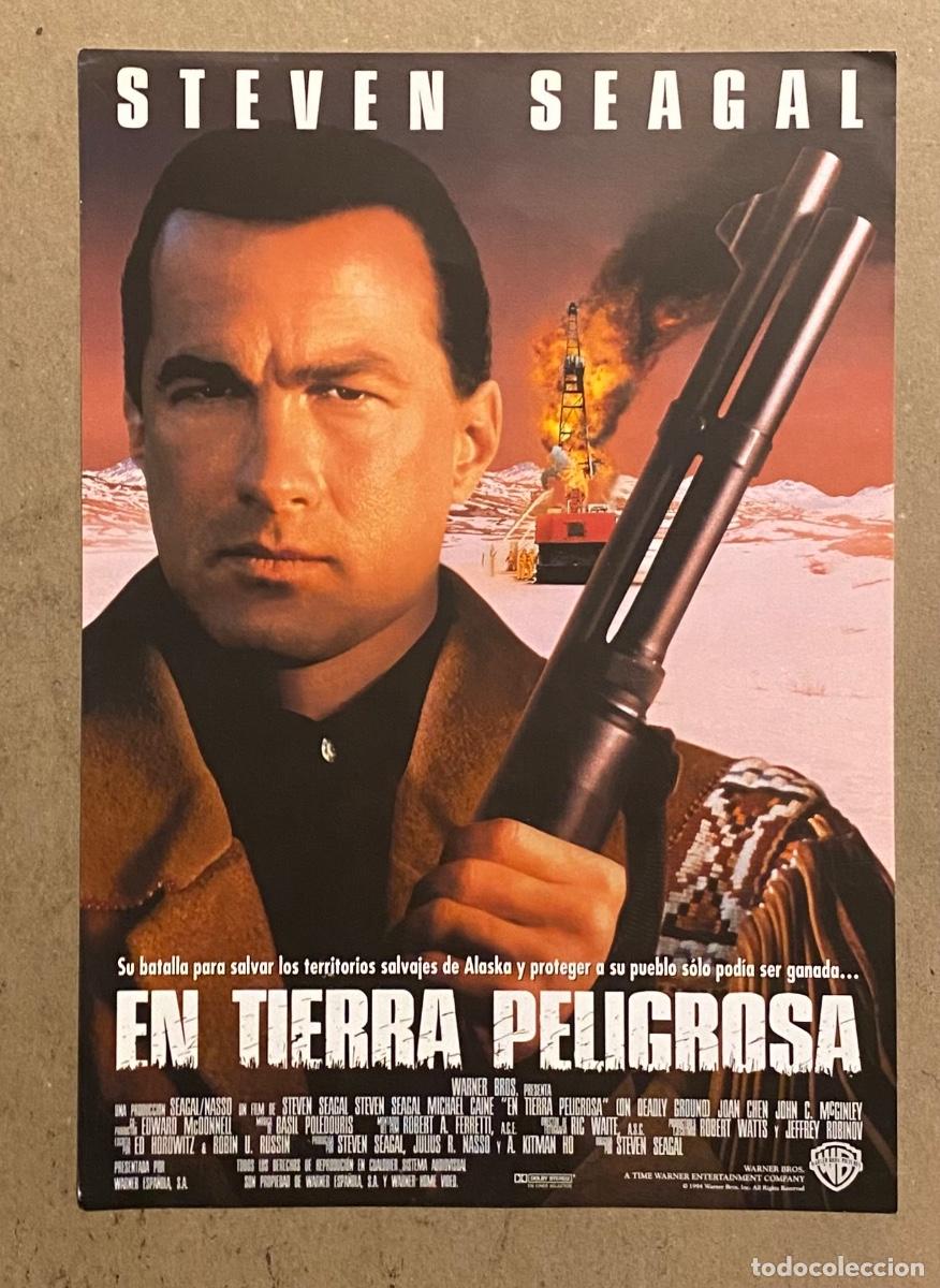 Cinema: EN TIERRA PELIGROSA. GU&Iacute;A PROMOCIONAL DE LA PEL&Iacute;CULA DE STEVEN SEAGAL,..