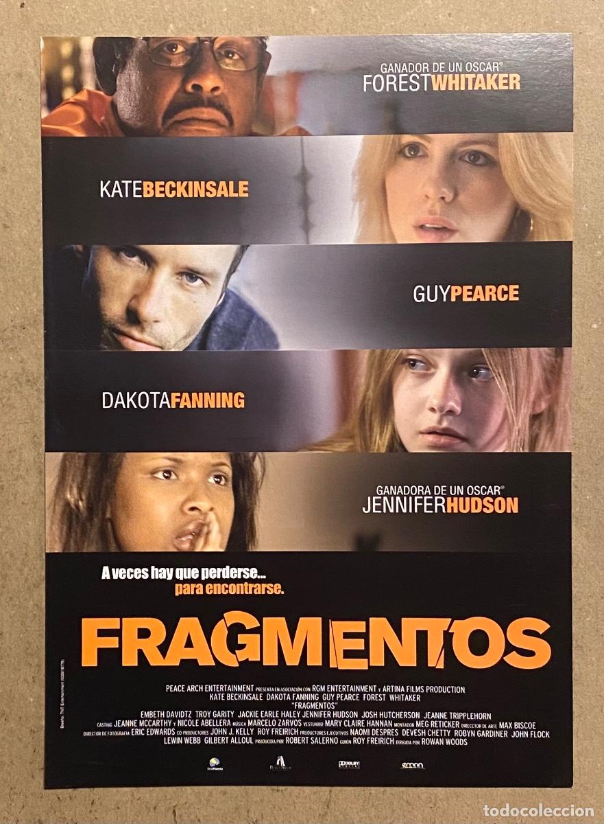 Cinema: FRAGMENTOS. GU&Iacute;A PROMOCIONAL DE LA PEL&Iacute;CULA DE FOREST WHITAKER, KATE BECKINSALE, GUY PEARCE,..