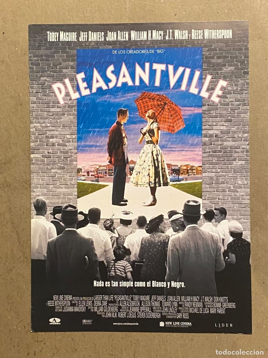 Cinema: PLEASENTVILLE. GU&Iacute;A PROMOCIONAL DE LA PEL&Iacute;CULA DE TOBEY MAGUIRE, JEFF DANIELS, JOAN ALLEN,&hellip;