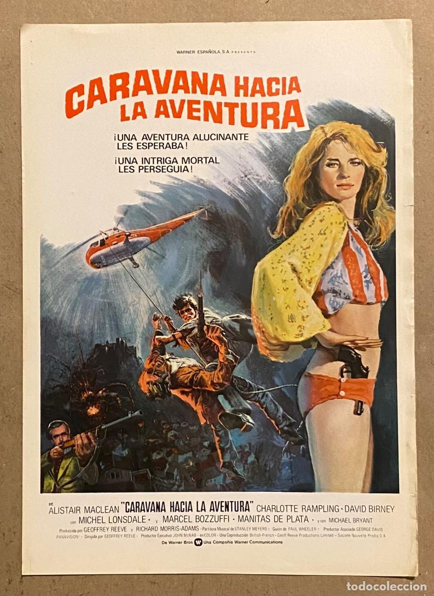 Cinema: CARAVANA HACIA LA AVENTURA. GU&Iacute;A PROMOCIONAL DE LA PEL&Iacute;CULA DE CHARLOTTE RAMPLING,&hellip;