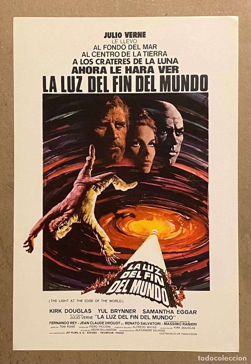 Cinema: LA LUZ DEL FIN DEL MUNDO. GU&Iacute;A PROMOCIONAL DE LA PEL&Iacute;CULA DE KIRK DOUGLAS, YUL BRYNNER,&hellip;