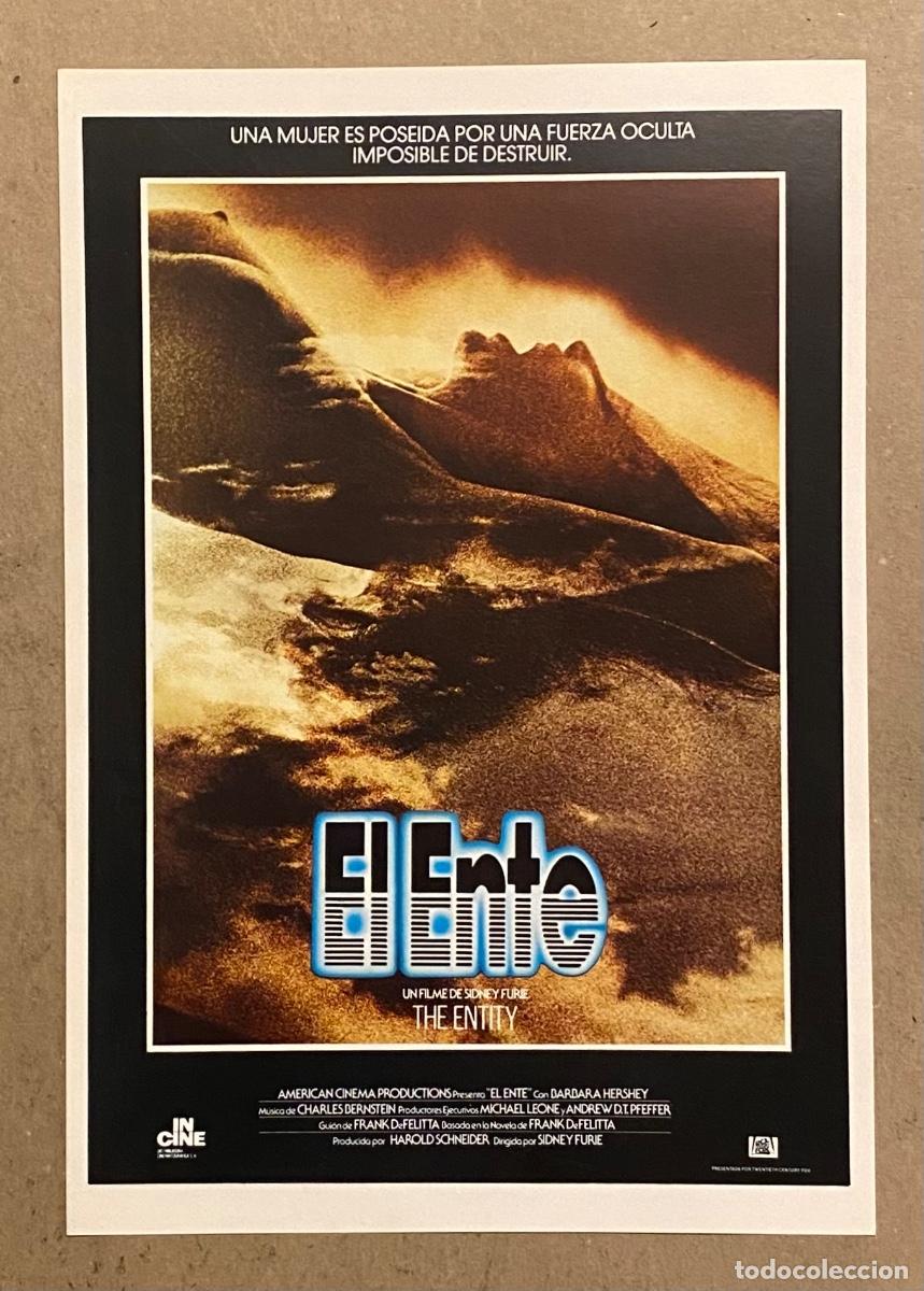 Cine: EL ENTE (THE ENTITY). GU&Iacute;A PROMOCIONAL DE LA PEL&Iacute;CULA DE SIDNEY FURIE.