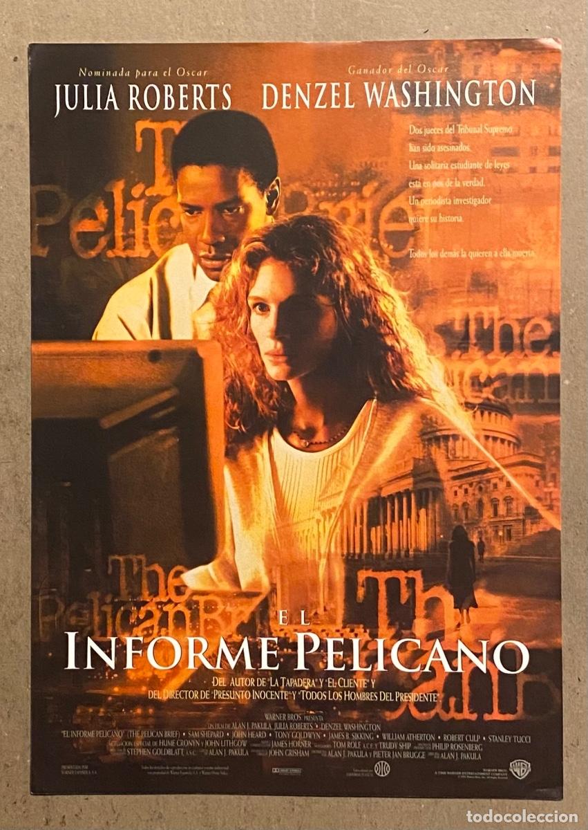 Cinema: EL INFORME PEL&Iacute;CANO. GU&Iacute;A PROMOCIONAL DE LA PEL&Iacute;CULA DE JULIA ROBERTS, DENZEL WASHINGTON,&hellip;