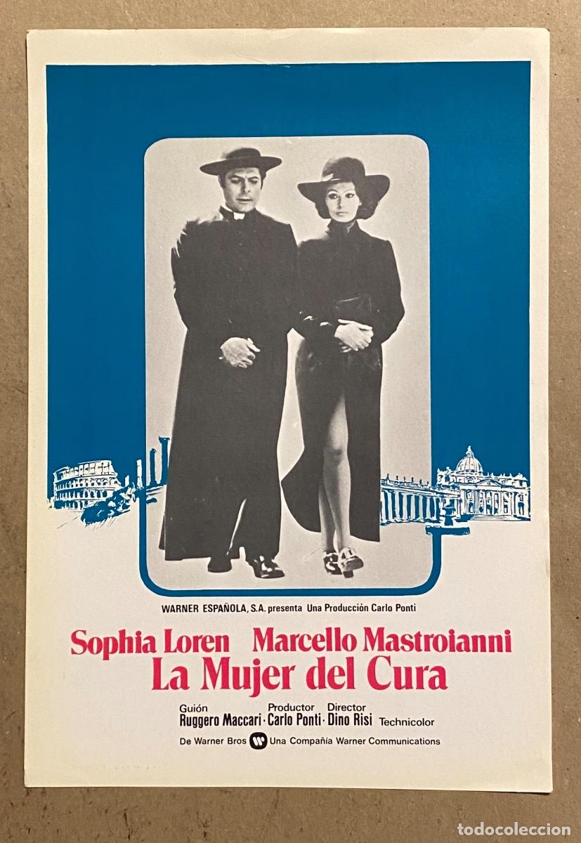 Cinema: LA MUJER DEL CURA. GU&Iacute;A PROMOCIONAL DE LA PEL&Iacute;CULA.DE SOPHIA LOREN, MARCELLO MASTROIANNI,&hellip;