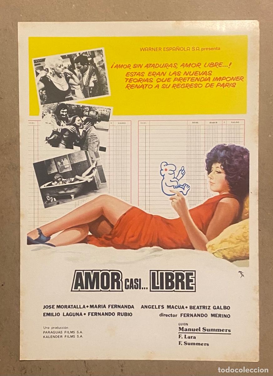 Cinema: AMOR CASI&hellip; LIBRE. GU&Iacute;A PROMOCIONAL DE LA PEL&Iacute;CULA DE FERNANDO MERINO.